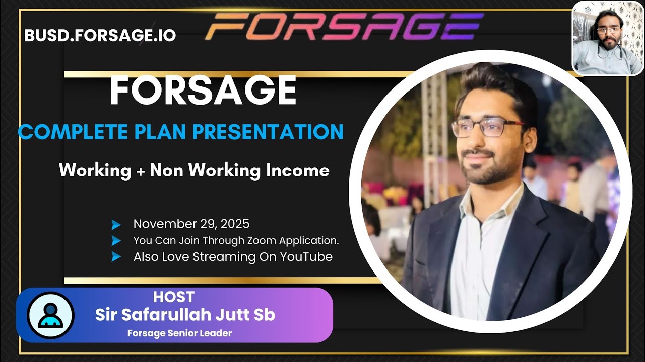 Forsage Busd Complete Plan Prestation | Real Online Earning Platform | Make Money At Home