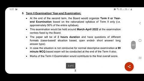 CBSE Latest News New Rules for 2021-22/New Assessment Policy For Session 2021-22