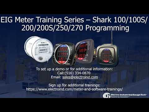 Shark 100/100S/200/200S/250/270 Multifunction Switchboard Power Meters