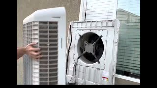 Complete StepByStep clean out MasterCool Evaporative Cooler annual maintenance