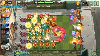 PvZ 2: Reflourished - Missile Toast as Only Damage - MD 7