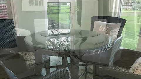 24"" Inch Round Glass Table Top 3/8"" Thick Tempered Beveled Edge by Fab Glass and Mirror Reviews