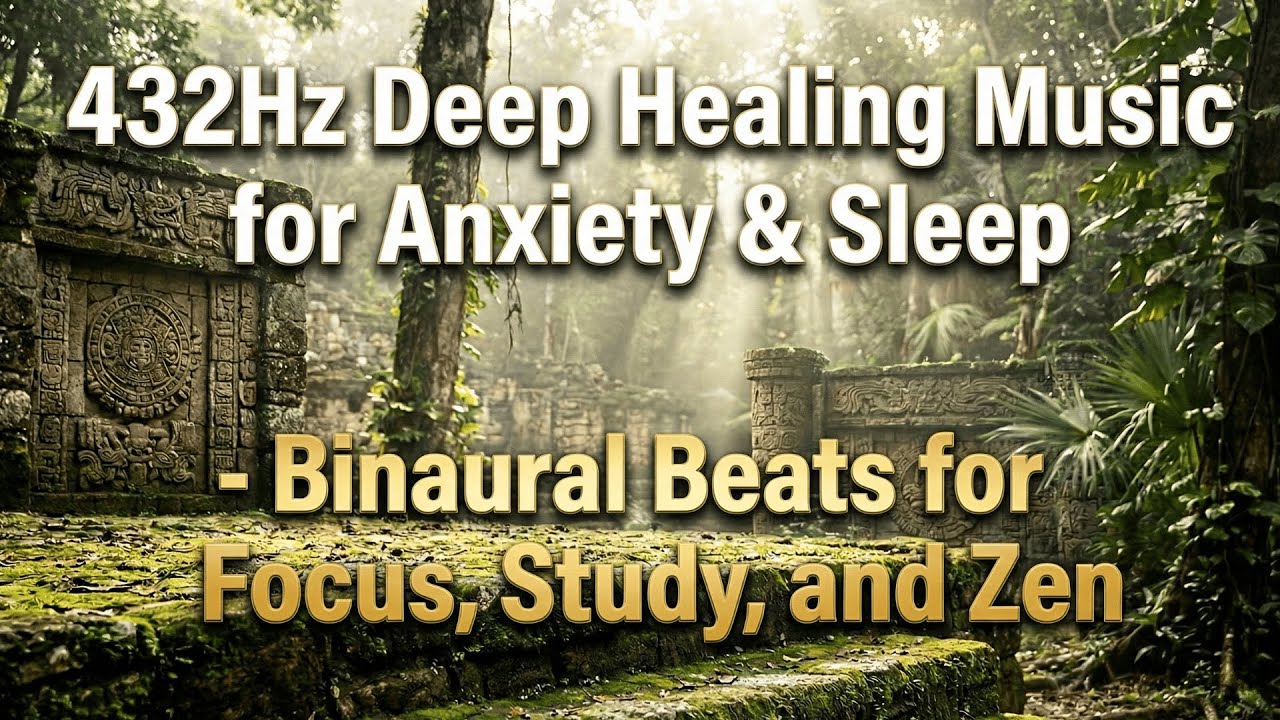 432Hz Deep Healing Music for Anxiety & Sleep 🧘 Binaural Beats for Focus ...