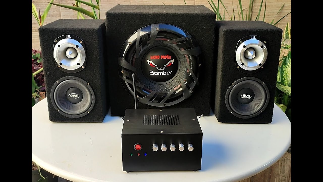 EXCELENTE CUSTO BENEFICIO! BICHO PAPÃO,JBL ST400, QVS 150, TPA3255.