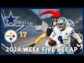 Dallas #Cowboys 20 Pittsburgh #Steelers 17 Week Five Recap | Cowboys Comeback Late to Move to 3-2!