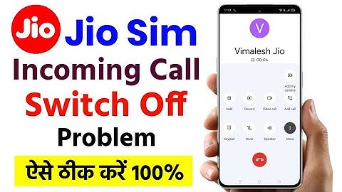 Jio sim switch off bata raha hai to kya kare | jio sim incoming call switch off problem