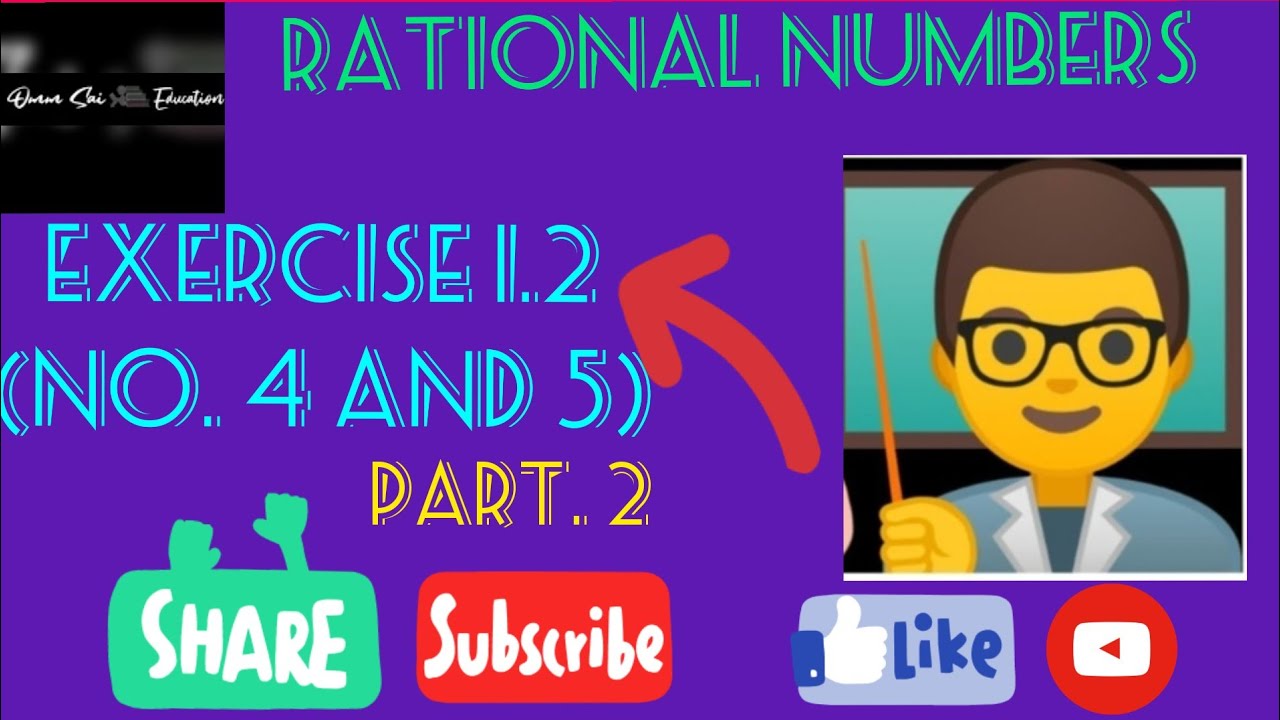 Rational Numbers Exercise Grade 6