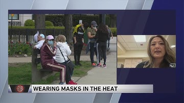 Doctor explains why wearing a mask is still important in the summer