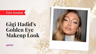 Gigi Hadid's Golden Eye Makeup Look | Makeup | Live Session | Ask Pankhuri