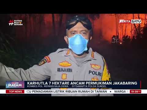 Kebakaran Hutan & Lahan di Jakabaring Palembang Ancam Permukiman Warga | BeritaSatu Malam