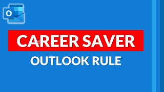 Career Saver rule in Outlook // Outlook Tips and Tricks #shorts screenshot 1