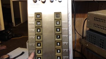 Otis Elevator Touch Sensitive Buttons