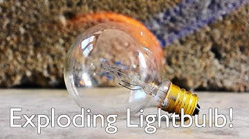 Exploding Light Bulb - Oddly Satisfying