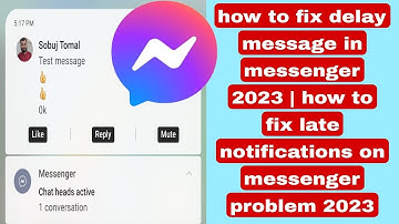 how to fix delay message in messenger 2023 | how to fix late notifications on messenger problem 2023