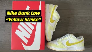 Early Look Nike Dunk Low Yellow Strike