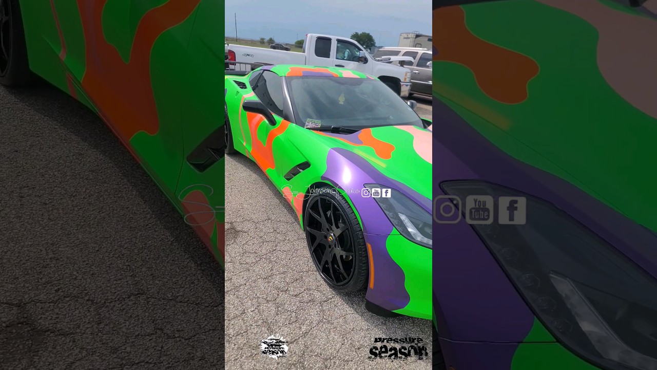 Crazy camo vette on forgiato wheels. Super clean 