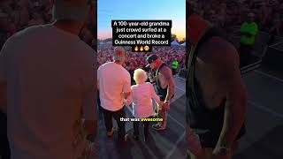 #brantleygilbert #country #crowdsurf #grandma #guinnessworldrecord