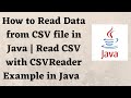 Read CSV Data in Java with CSVReader 📄