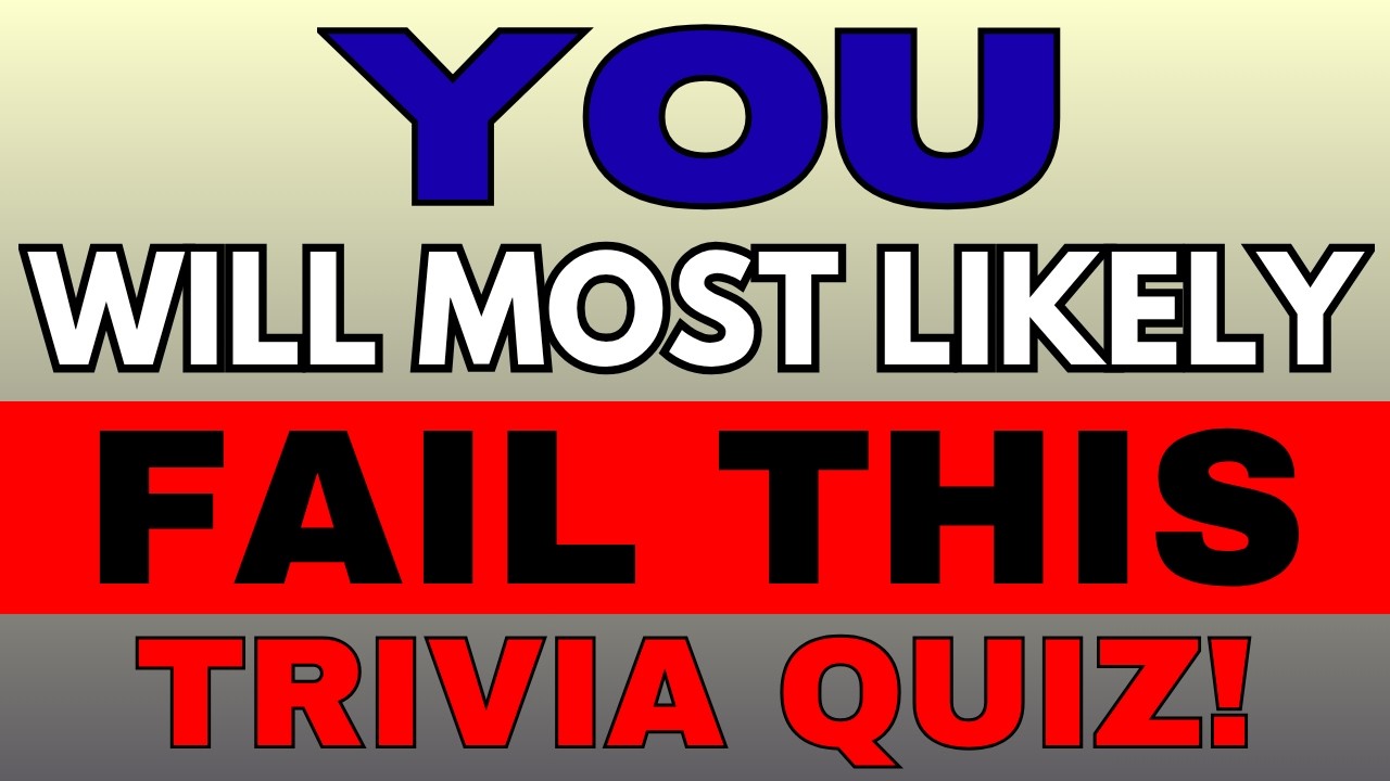 92% OF SENIORS FAIL! You Are EXTRA SMART If You Can Get 12 Out Of 30! Extreme Trivia Quiz Challenge!
