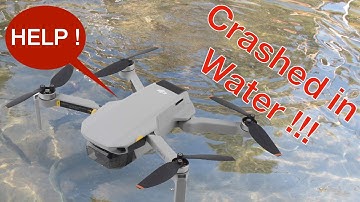 DJI Mini 2 drone crashes in water! Some amazing footage that you won