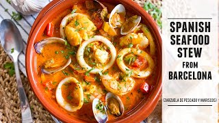 Classic Spanish Seafood Stew  | A Timeless Recipe from Barcelona Spain