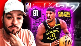 91 OVERALL JIMMY BUTLER IS THE SEASON 1 PRO PASS REWARD... THE PACING LOOKS OD AGAIN!