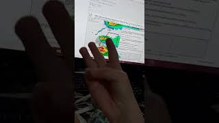 EAS #37 Severe Thunderstorm Warning on WXK38 in Amarillo, TX (04/22/2022).
