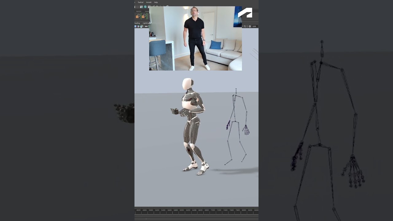 AI-Powered 3D Motion Capture in Maya