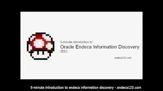 5-minute introduction to Oracle Endeca Information Discovery