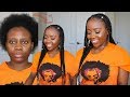 Jumbo Tribal Braids (Pop Smoke Inspired) On Short 4C Natural Hair DIY Tutorial | Protective Style