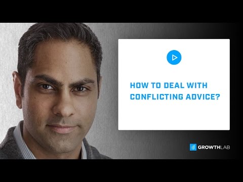 Ask Ramit - How to deal with conflicting advice