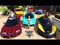 GTA 5 - Stealing Luxury Cars with Franklin for Michael's Family! | (GTA V Real Life Cars #42)