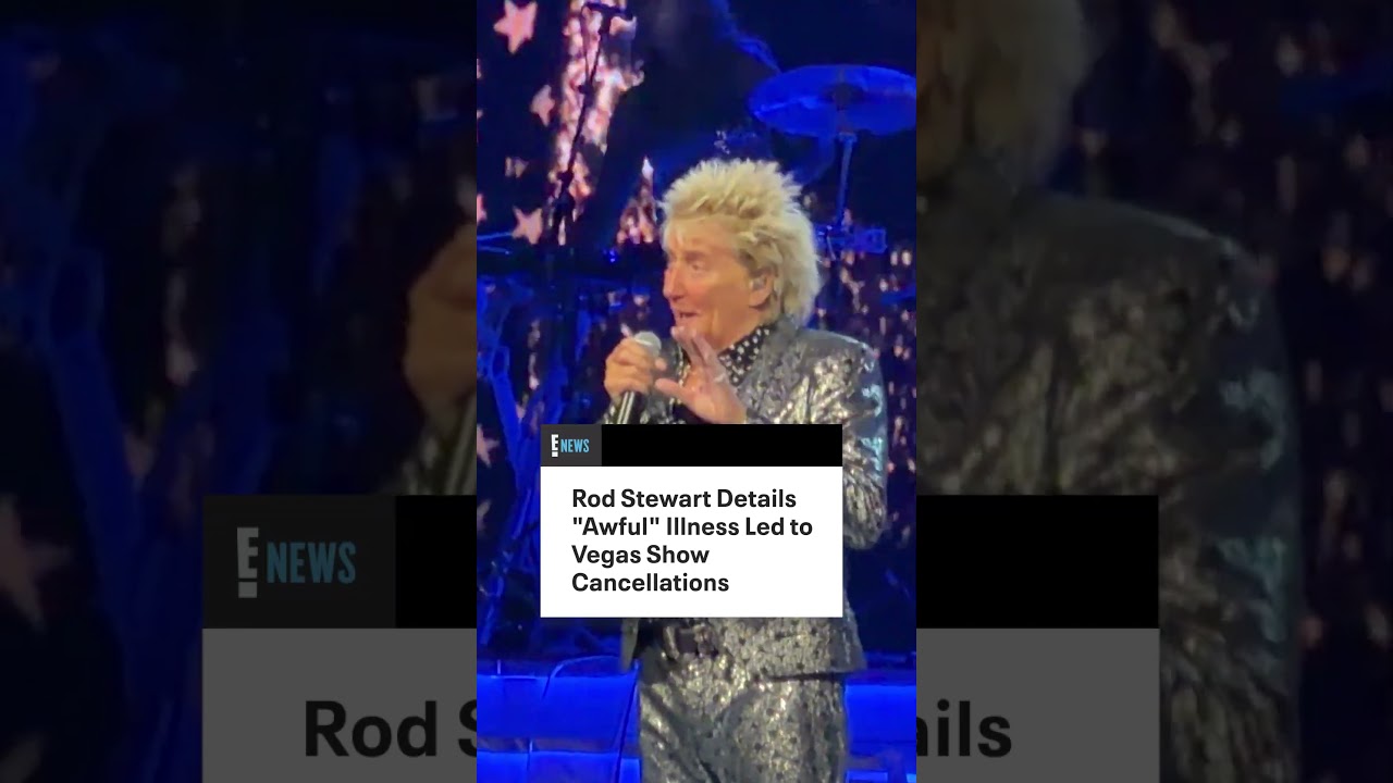 Rod Stewart gave an update on his health after canceling two shows of his Las Vegas residency.