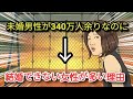 【女性必見】340万人も男余りなのに、婚活現場に男性がいない理由