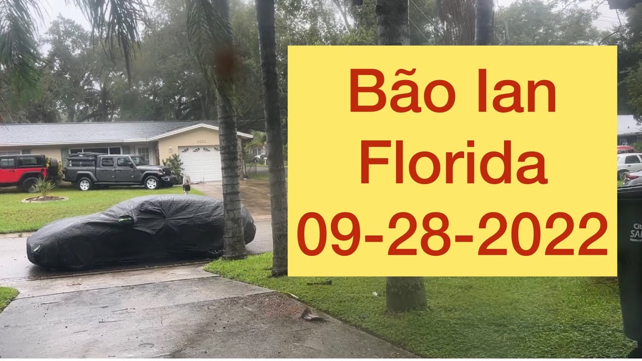 139 Bão Ian ở nhà mình Safety Harbor Florida 09/28/2022 Hoàng