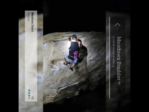 Beta Video for climb Meadows Direct v6, Joshua Tree