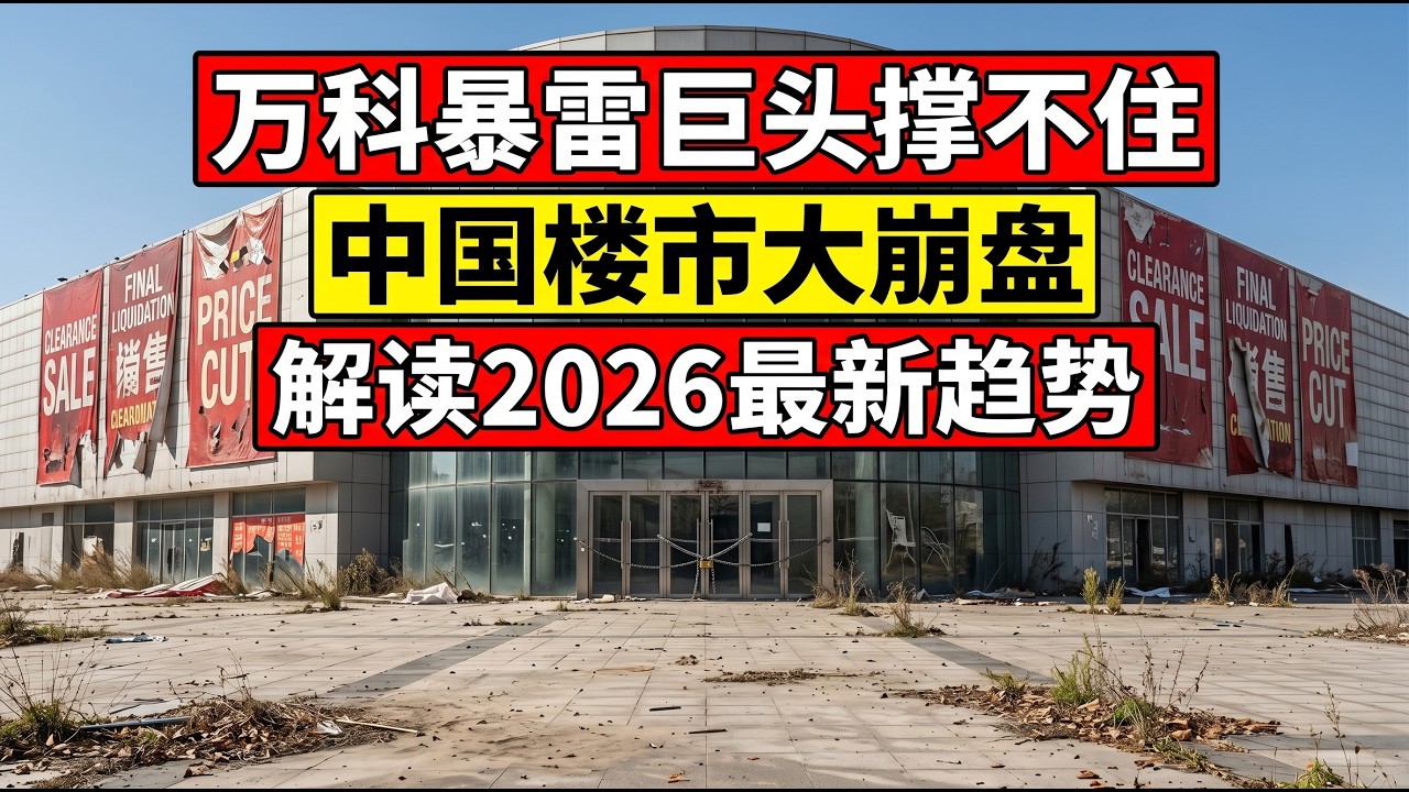 严重警告:【2026中国楼市】深不见底!现在的房子再便宜也别碰!全方位解读新趋势!揭开中介死都不说的恐怖真相,抄底者血本无归,立刻看清保住钱包 ...