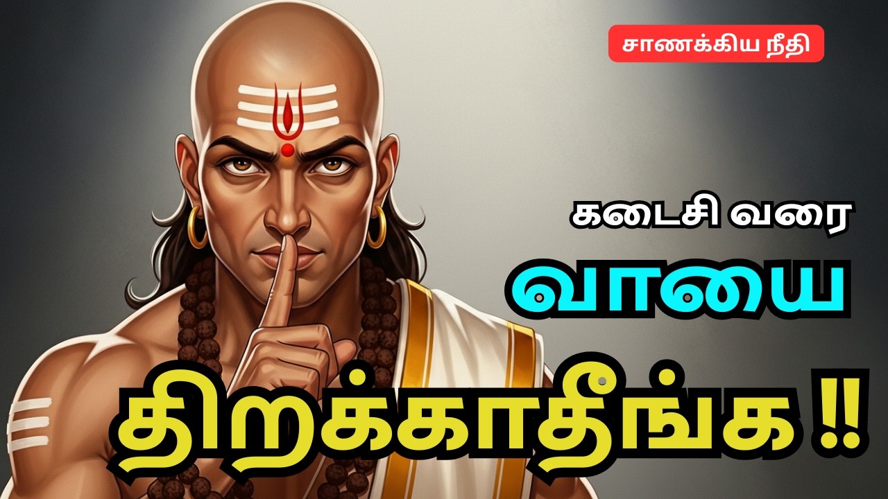கடைசி வரை வாயை திறக்காதீங்க! | Chanakya Neeti | #successsecrets  #chanakyaneeti