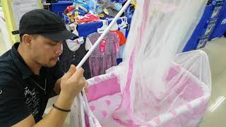 Cara pasang fairworld baby bed| BC162-FW| How to install fairworld baby bed baby cradle| info baby