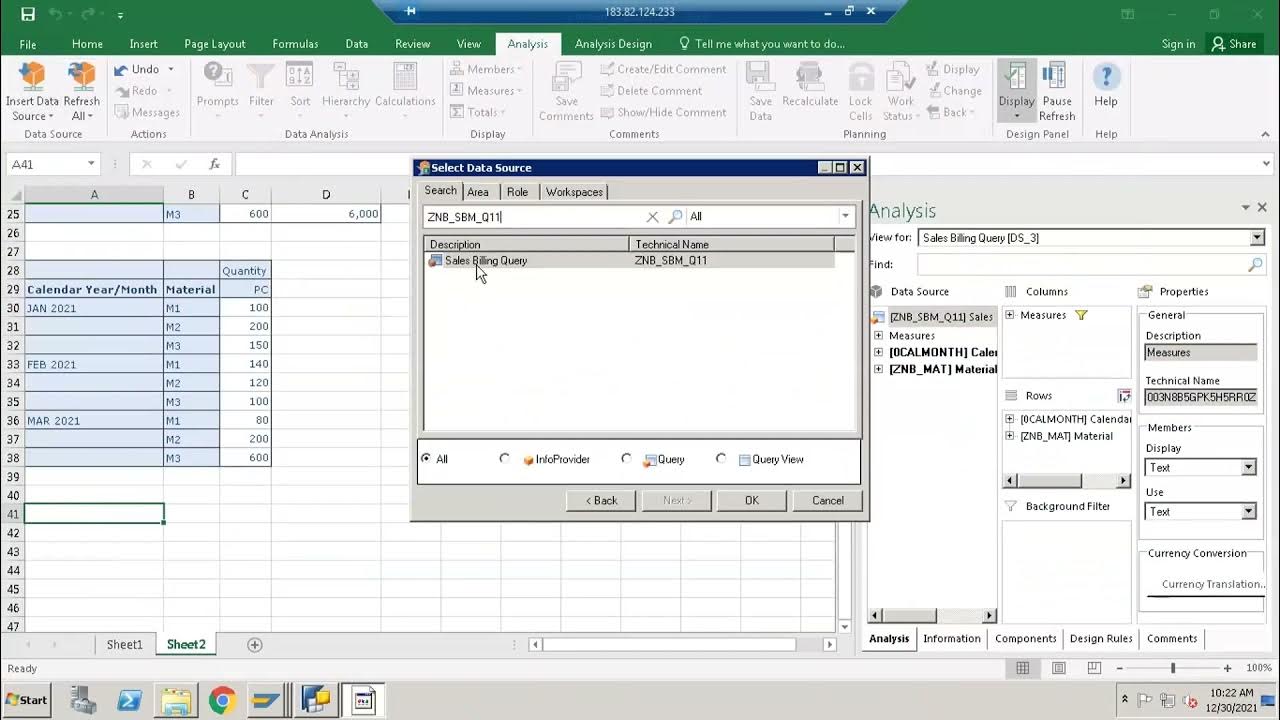 Day 15 Bex Query Key Figure Display Properties, Creation of Selection ...