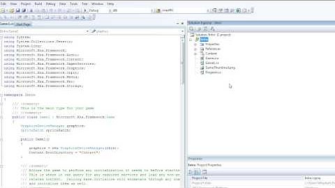 XNA Basics - Introduction