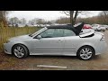 Saab 93 convertible roof opening and closing