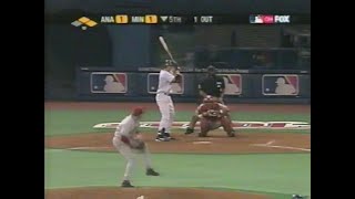 Famous 2002 ALCS Angels vs Twins Game 1 Bottom 5 Profile