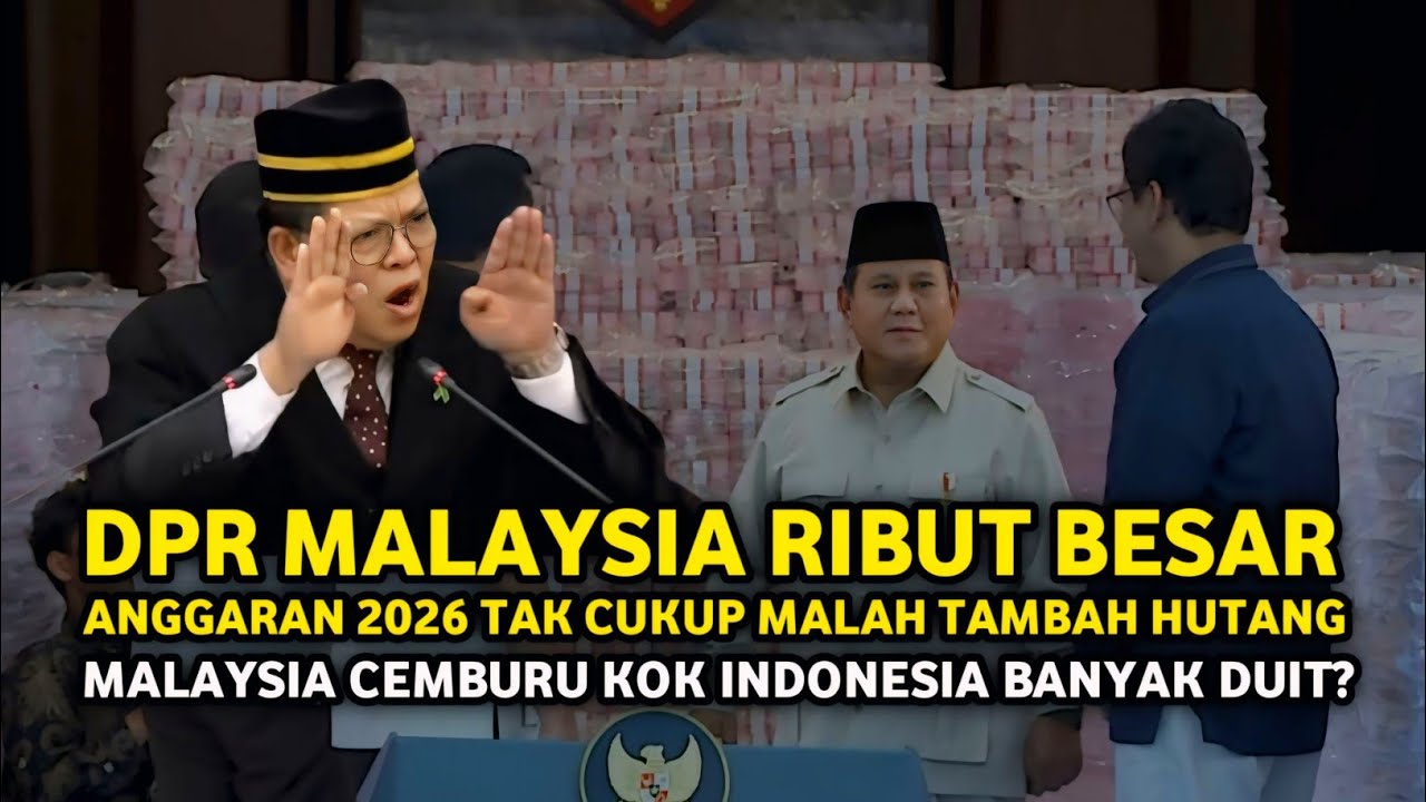 MALAYSIA HEBOH INDONESIA SHOPING TERUS❗ DPRNYA RIBUT ANGGARAN 2026 TAK CUKUP