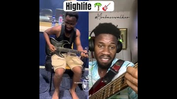 Ghanaian Highlife | Highlife music #bassguitarplayer #bassguitar #highlifemusic #ghana #ghanamusic