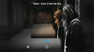Tiësto - Karol G Don't Be Shy slowed+reverbed
