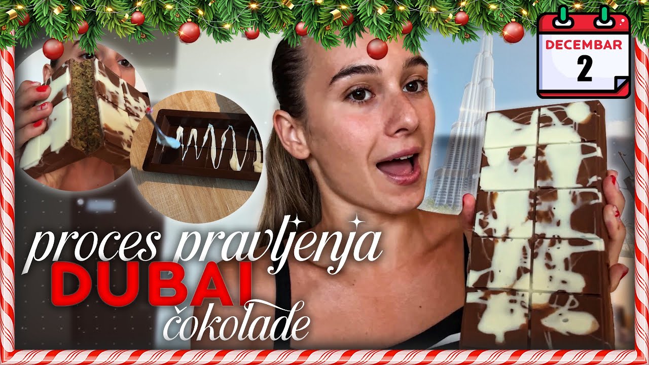VLOGMAS dan 2 - Pravim viralnu DUBAI ČOKOLADU🍫