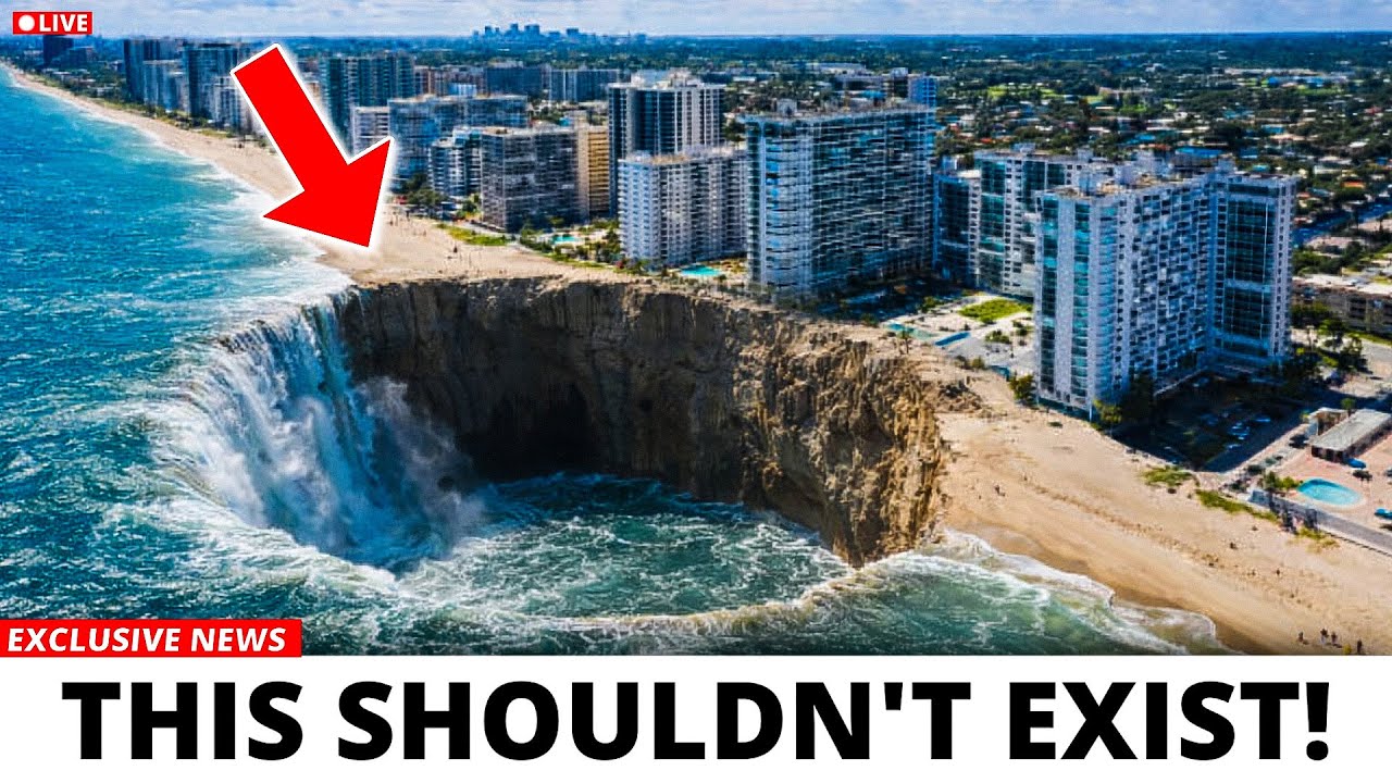 Florida's Coast Suddenly Swallowed by Massive Sinkhole — Scientists on High  Alert! - YouTube