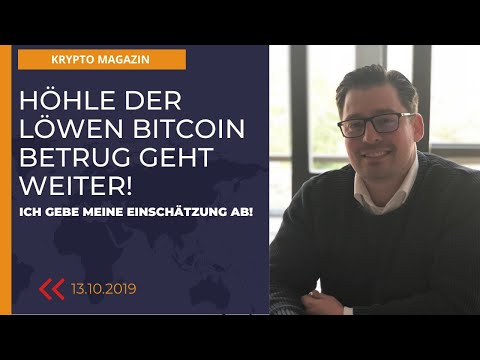 HÖHLE DER LÖWEN BITCOIN - BETRUG GEHT WEITER!