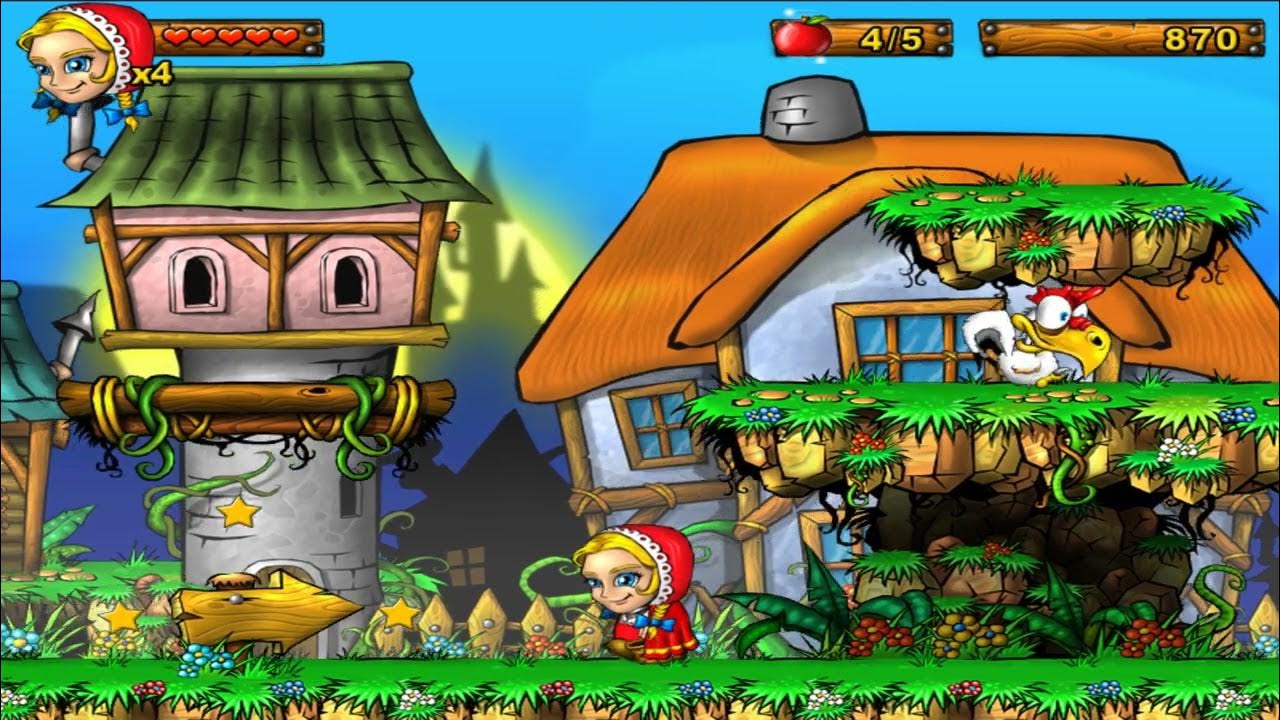 Игра красная шапочка, полное прохождение за час - YouTube
